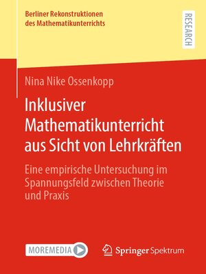 cover image of Inklusiver Mathematikunterricht aus Sicht von Lehrkräften